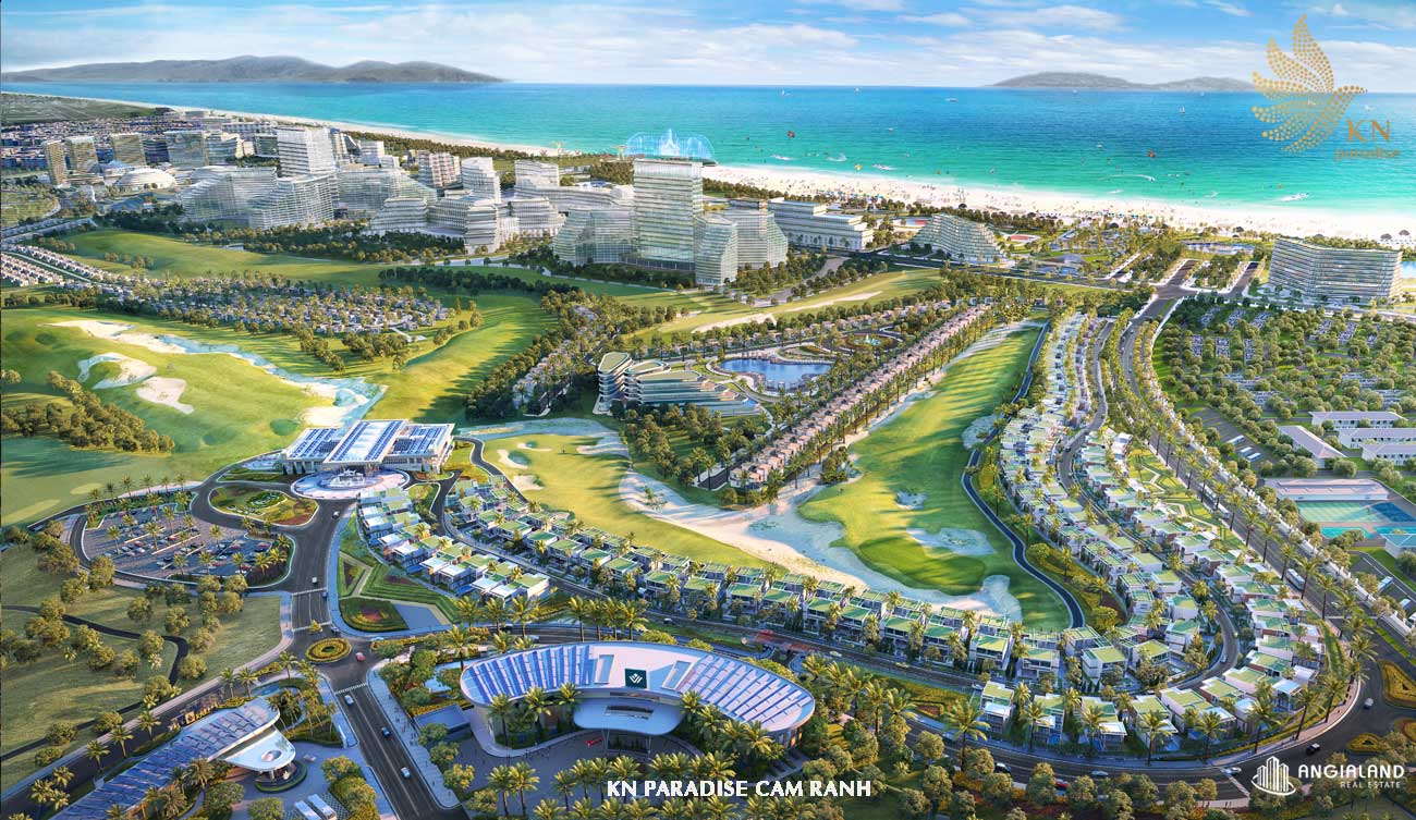 Khu Đô Thị Nghĩ Dưỡng CaraWorld Cam Ranh, Viet Nam với hơn 4,7km trực diện biển