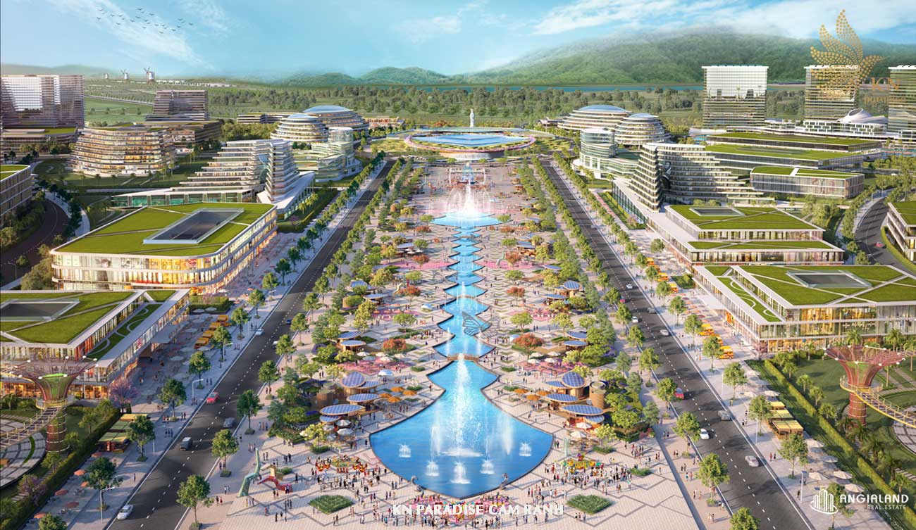 Quảng trường trung tâm Resort CaraWorld Cam Ranh